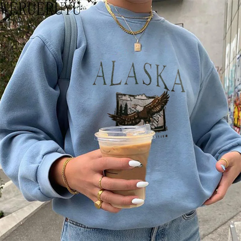 

Harajuku Loose Graphic Pullovers Fleece Hoodies Autumn Clothes Women Long Sleeve Korean Kawaii Streetwear Crewneck Sweatshirts