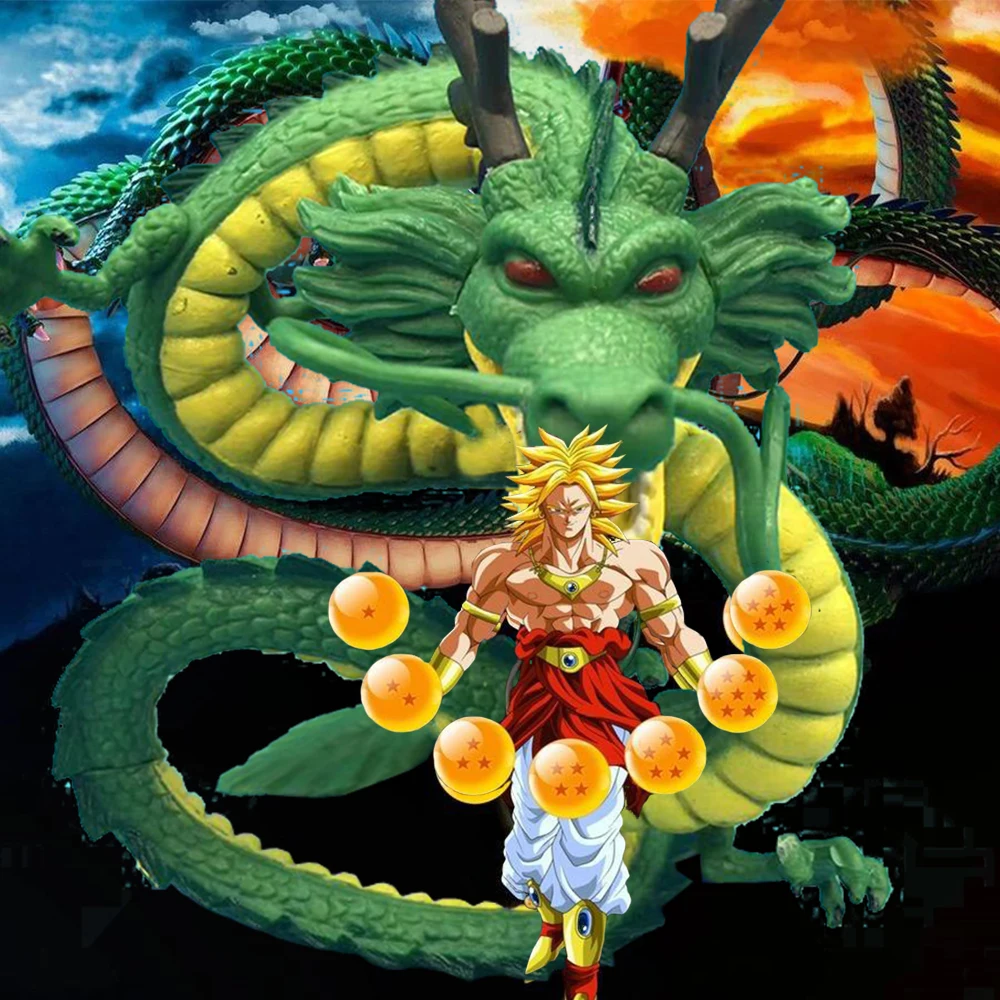 

11 см аниме Dragon Ball Z Summon Dragon Wish ПВХ фигурку Коллекция игрушек украшения детский рождественский подарок
