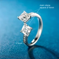 tkj trendy style adjustable rings ring for women shiny zircon 925 silver suitable for various finger jewelry cocktail party