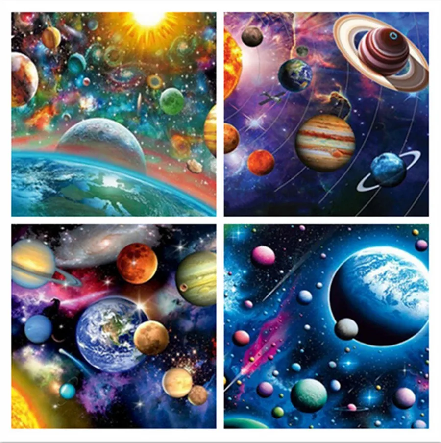 Новинка алмазная вышивка звездное небо Декор картина 5D сделай сам полное