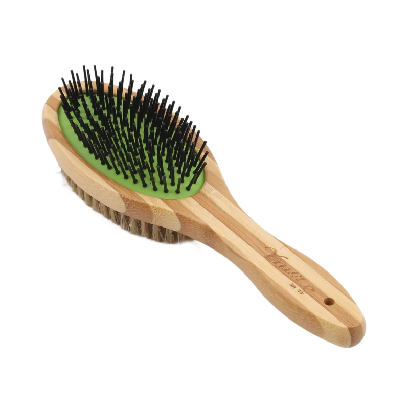 Двусторонняя щетка для ванны деревянная расческа собак и кошек инструменты