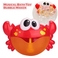 baby toys bath bubble maker machine tub music bubble bathtub soap machine blower bath toys crabs for children water toy oyuncak