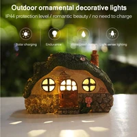 fairy house solar lamp outdoor waterproof garden lawn lamp led light outdoor solar light for garden decorative gardening patio