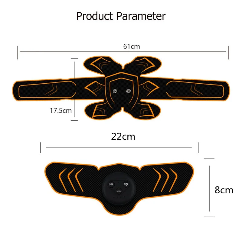 Новый EMS тренажер для мышц брюшной полости электро abdos ABS стимулятор аппарат пояс