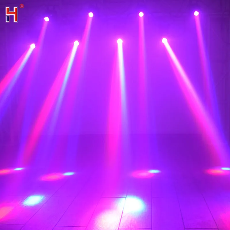 DMX512 Rotating RGBW Beam Effect Sound Party Lamp 10W LED Moving Head Light Stage Lighting | Освещение