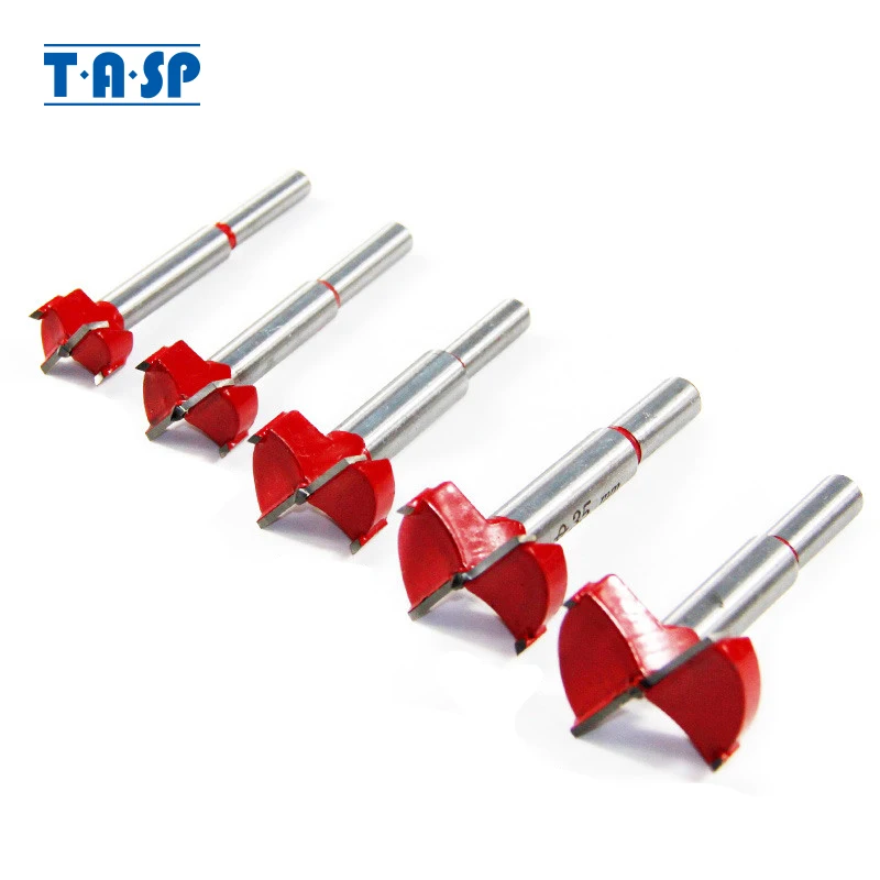 TASP 5 шт. сверло форстнера для дерева набор сверл из карбида вольфрама резак