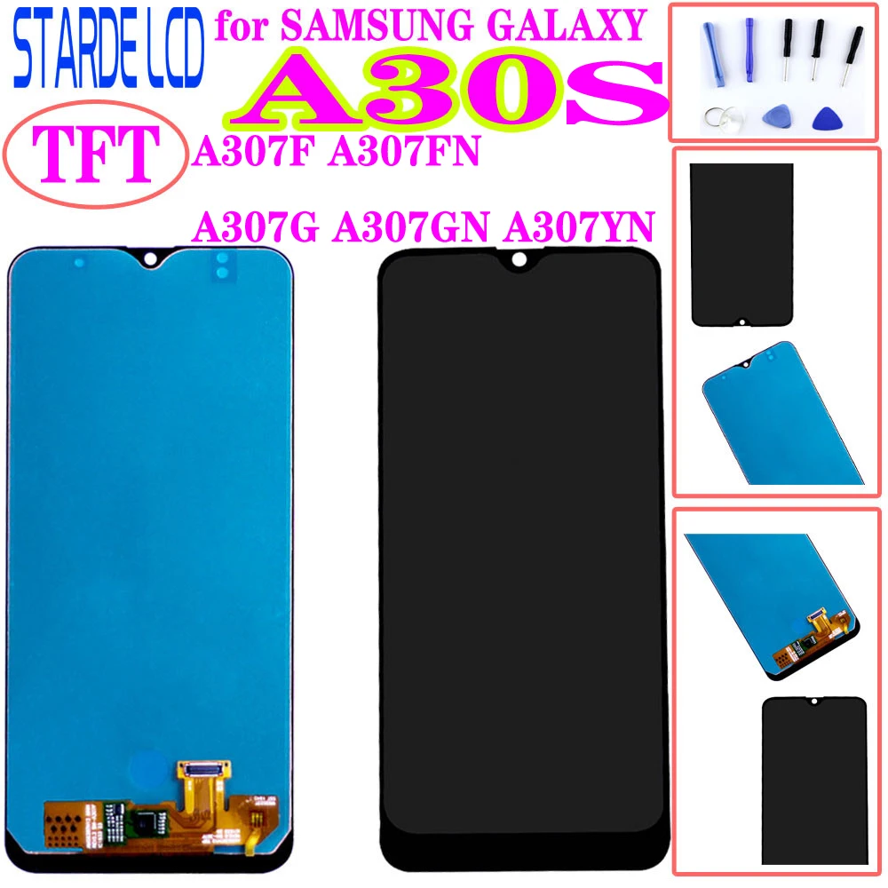 ЖК дисплей 6 4 дюйма для SAMSUNG GALAXY A30S A307F A307FN A307G A307GN A307YN сменный сенсорный экран с
