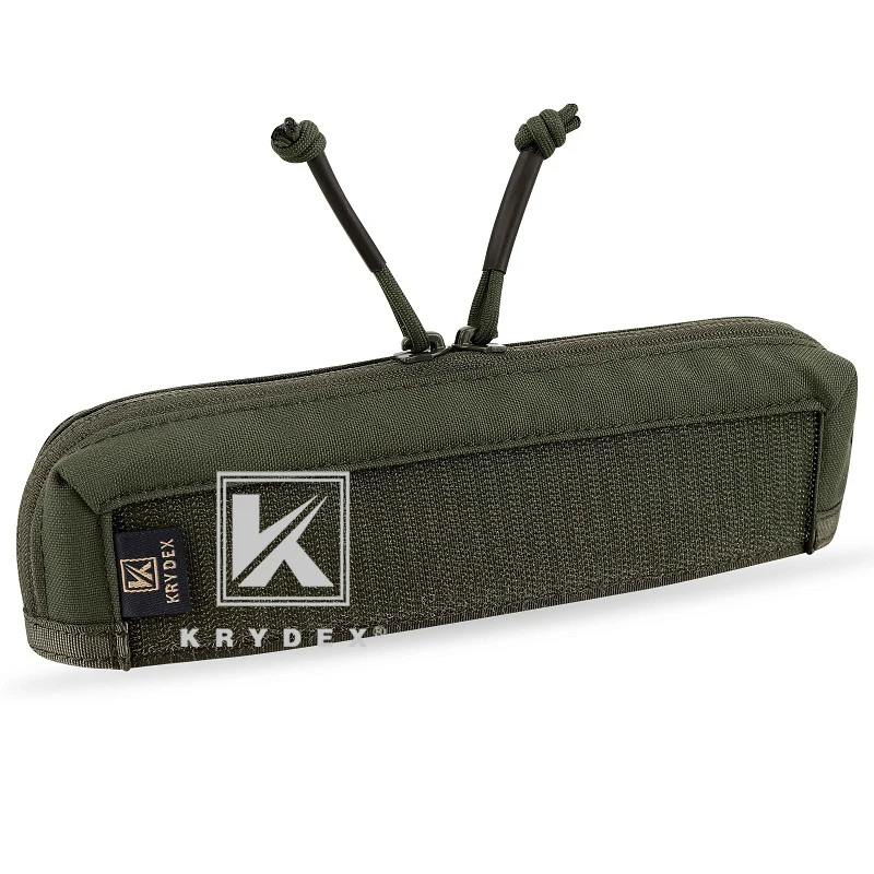 Cristal mk3 bolsa de peito para guardar chassi, bolsa de inserção com zíper duplo, comprimento total, acessórios de bolso para armazenamento, verde
