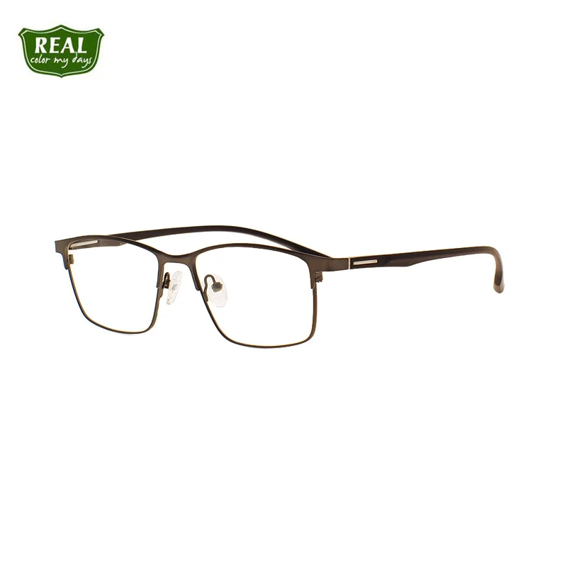 Простой дизайн мужские стильные металлические оправы полная оправа очки для