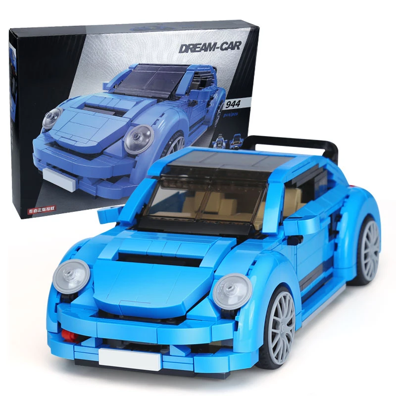 944 шт. оригинальный креативный конструктор moc VW Beetles автомобиль знаменитый