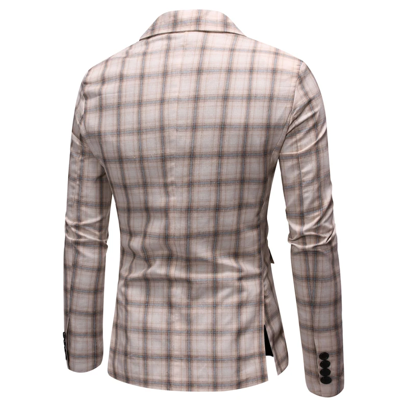 Новое поступление Для Мужчин's Повседневное костюм тонкий жакет на одной