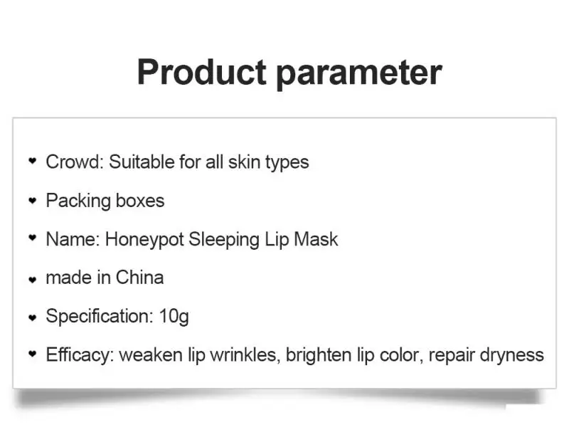 

Moisturizing Honey Lip Oil Nourishing Anti-wrinkle Lip Care Anti-cracking Smooth Lip Fine Lines Sleeping Lip Mask