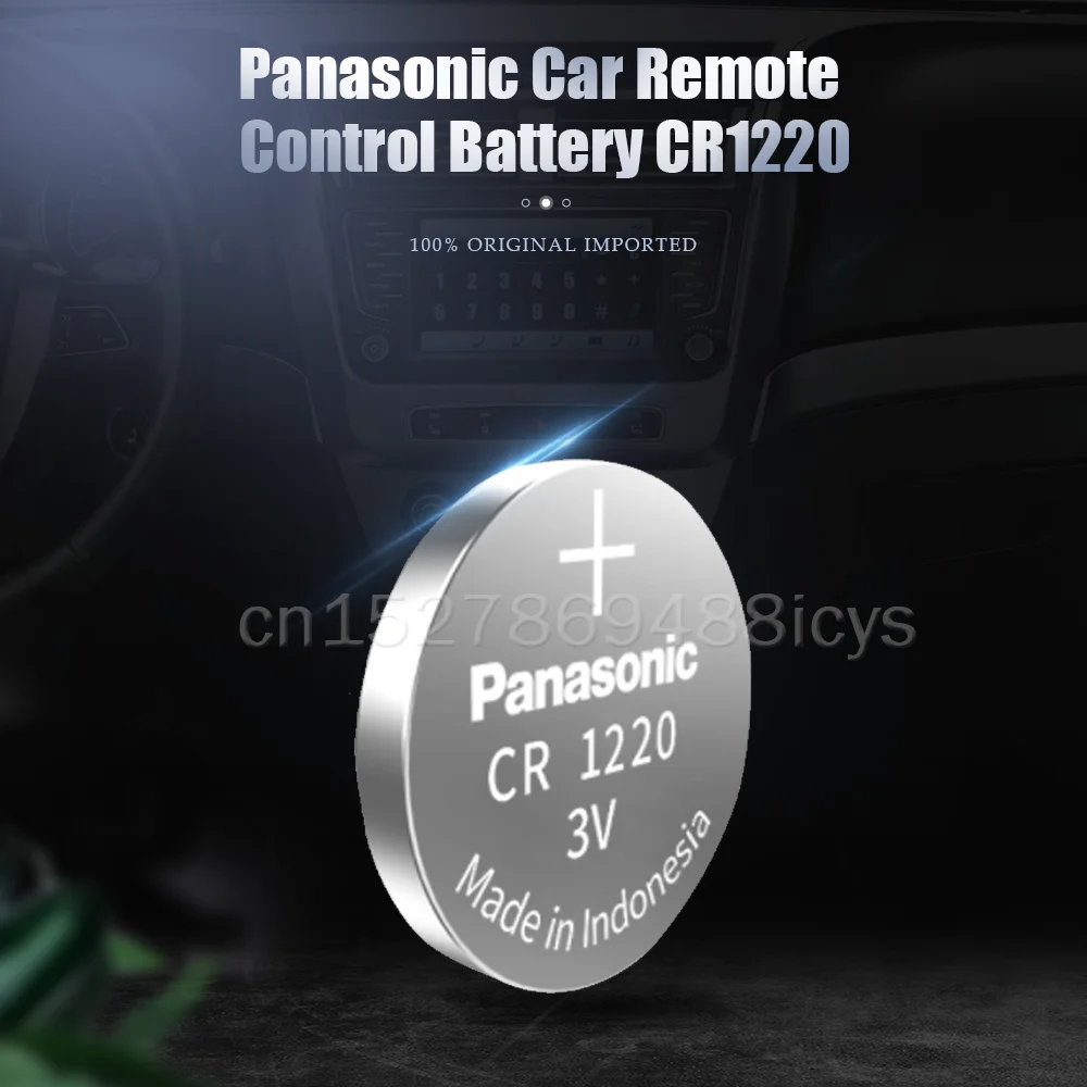 50 шт. Panasonic CR1220 CR 1220 Кнопочная батарея для дистанционного ключа часов BR1220 ECR1220 GPCR1220