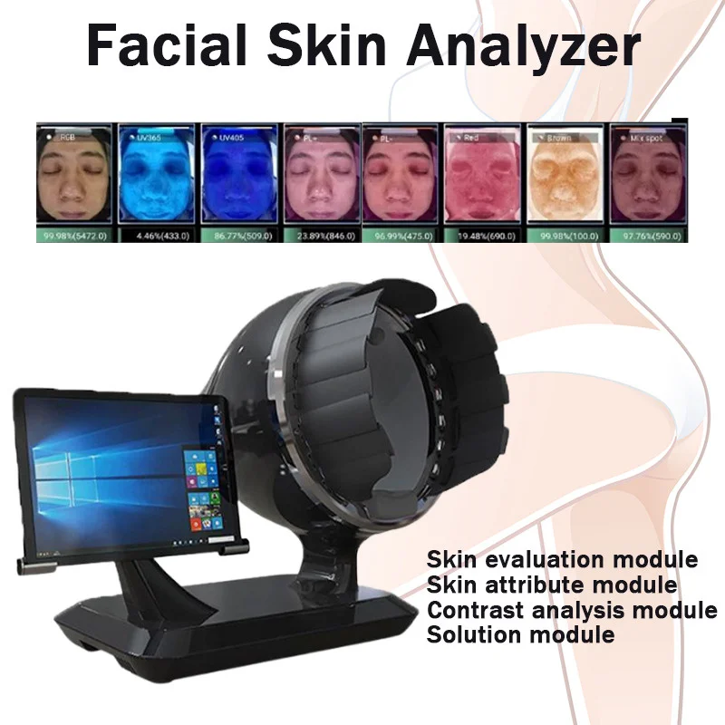 

Newest Device Uses 3D Visia Skin Analysis Equipment Skin Testing Analyzer Magic Mirror Machine For Beauty Salon Use
