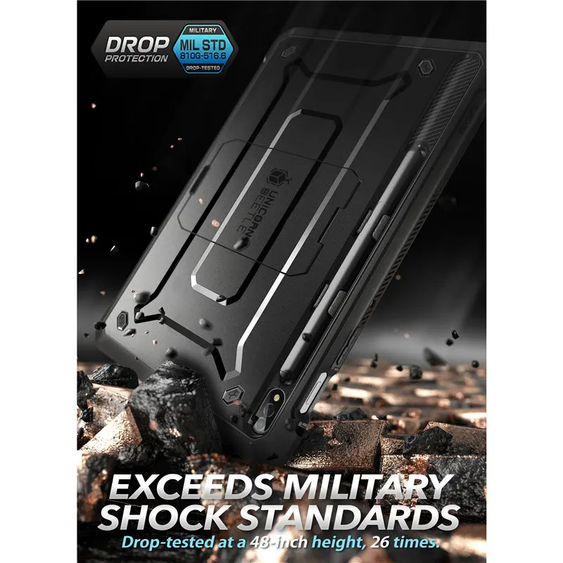 for samsung galaxy tab s7 case 2020 supcase ub pro full body rugged case with built in screen protectorsupport s pen charging free global shipping