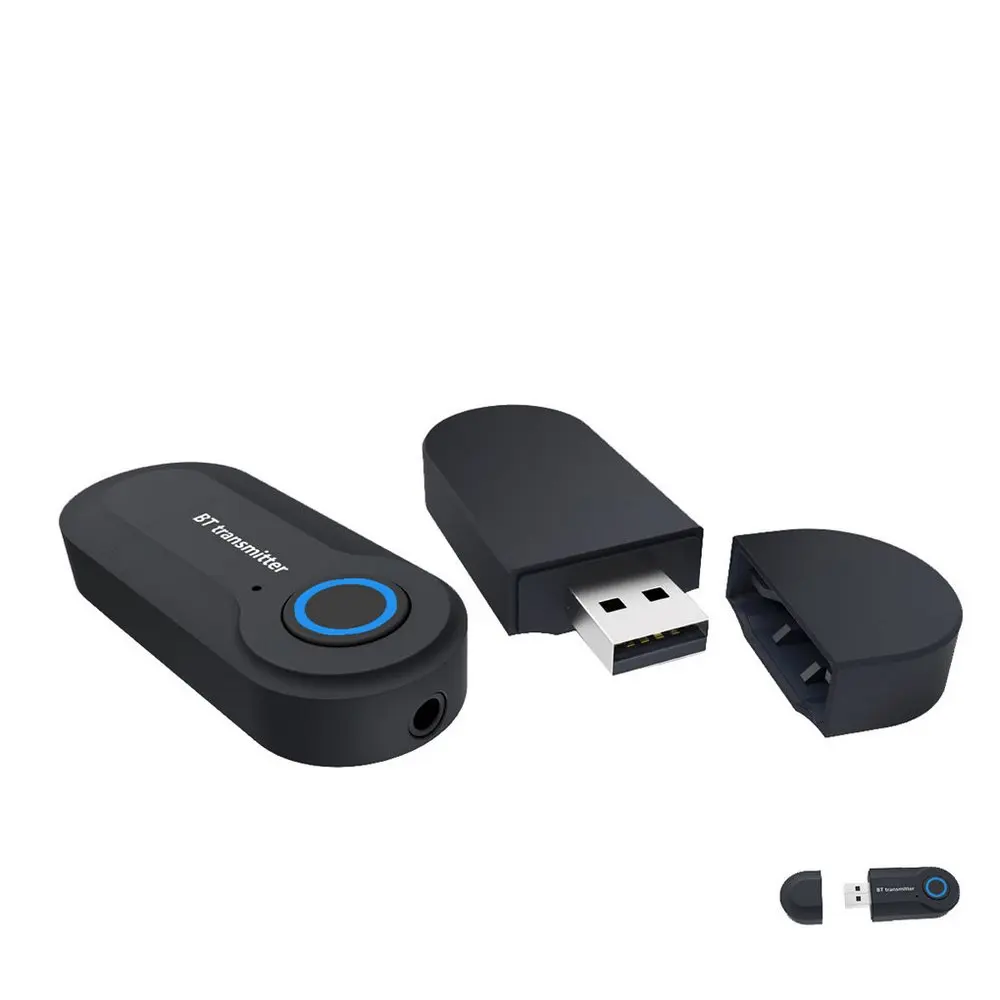 Аудиопередатчик Mini USB Bluetooth 3 5 мм беспроводной стерео аудио адаптер передающее
