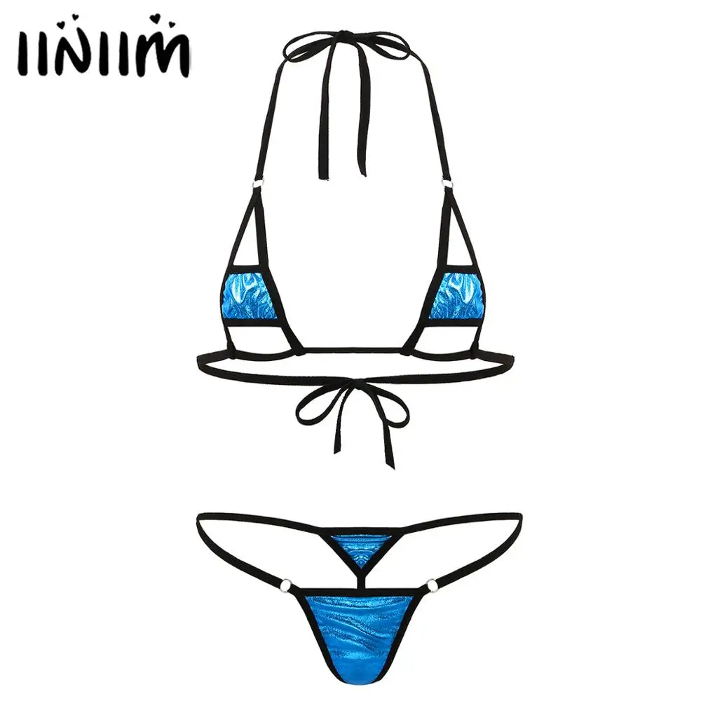 Женская летняя эротическая комбинация с металлическими вырезами мини