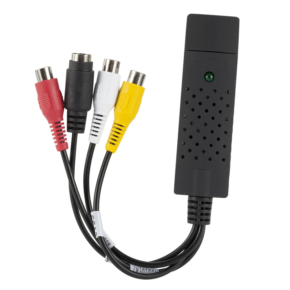 Переходник с USB 2 0 на RCA кабель поддержкой Win10 Видео ТВ DVD VHS DVR | Электроника