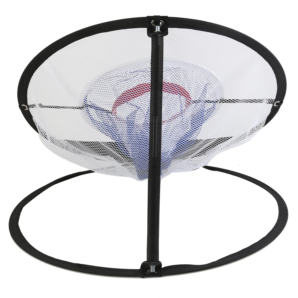 

Folding Golf Practice Net Chipping Pitching Training Cage Indoor Outdoor 3 Layer for Easy Safety Exercise Accessories