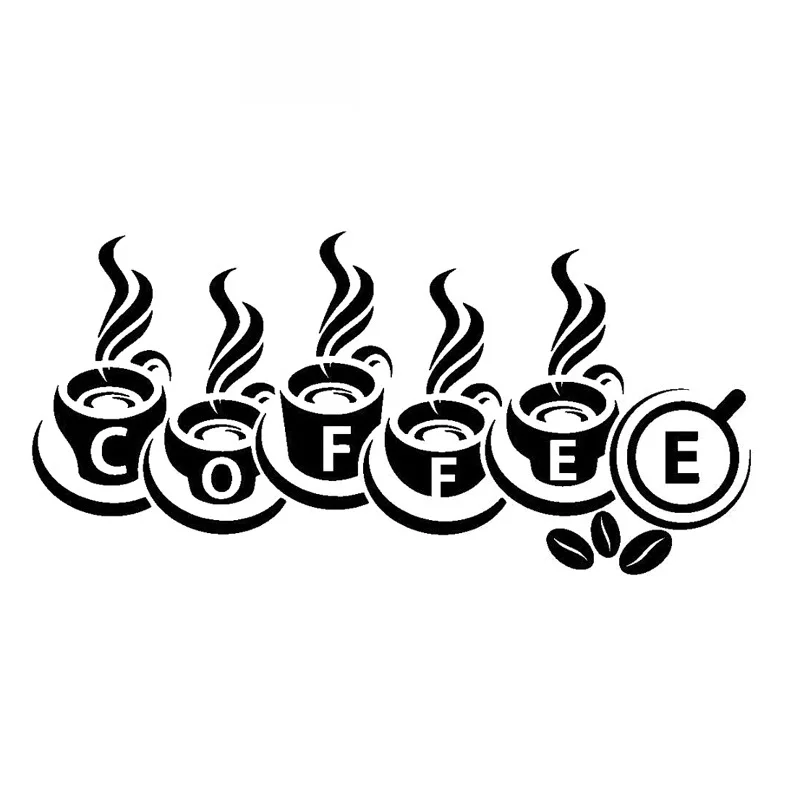 Кофейная чашка креативные наклейки высокого качества автомобильные