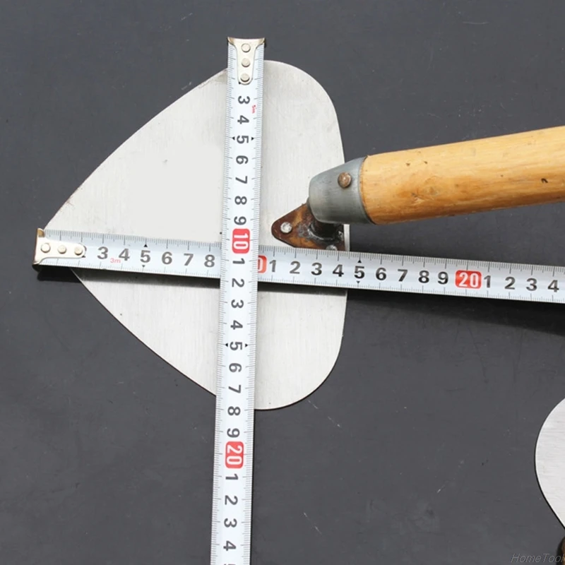 Скребок для покраски обоев ручка из дерева Круглый строительный пластырь стен