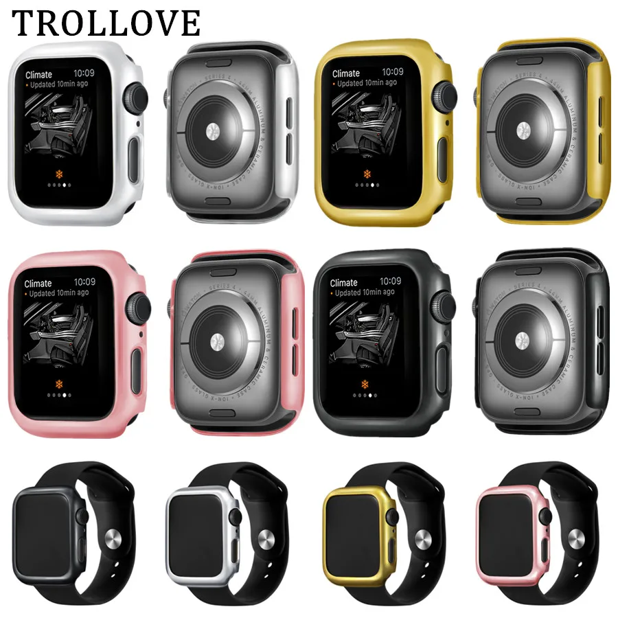 Ультратонкий бампер для Apple Watch Series 4 40 мм 44 чехол из поликарбоната тонкий iWatch 5