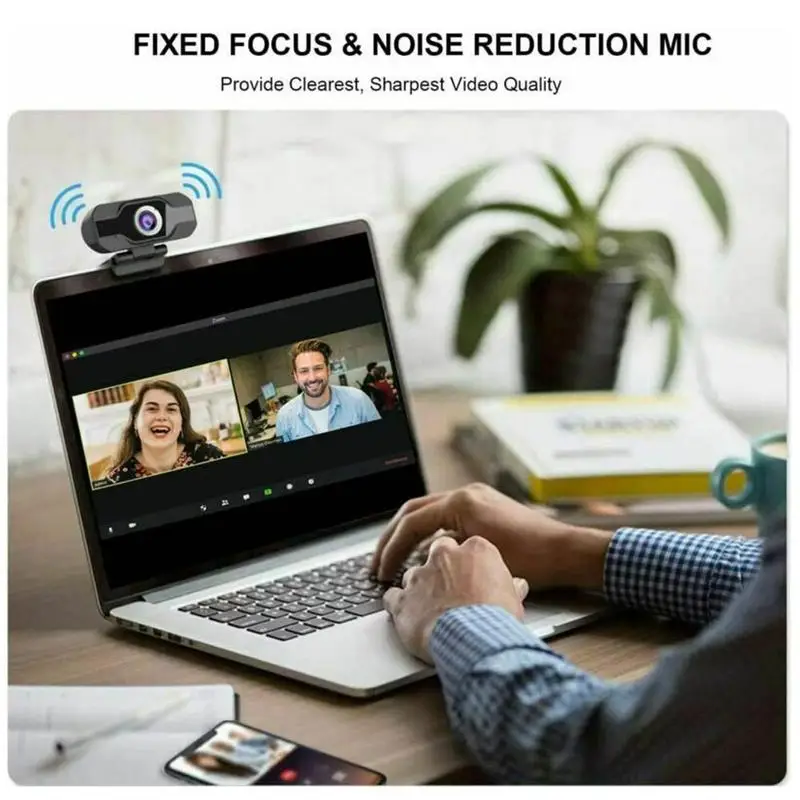 1080p камера 4K веб Камера с микрофоном ПК для компьютера HD Web Full USB Cam Веб в прямом
