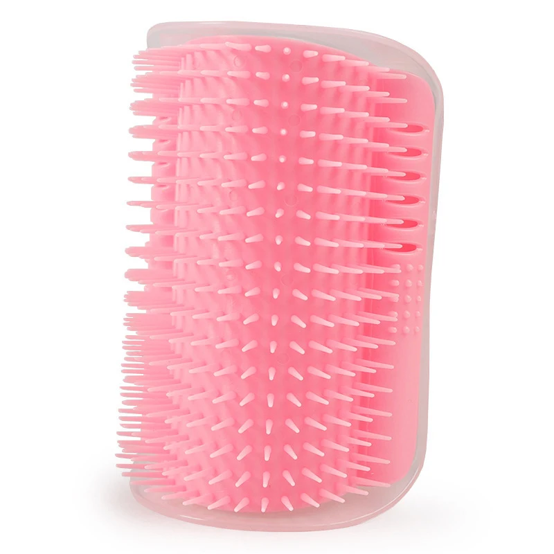 Pet Products for Cats Brush Corner Cat Massage Self Groomer Comb with Catnip Rubs The Face A Tickling | Дом и сад