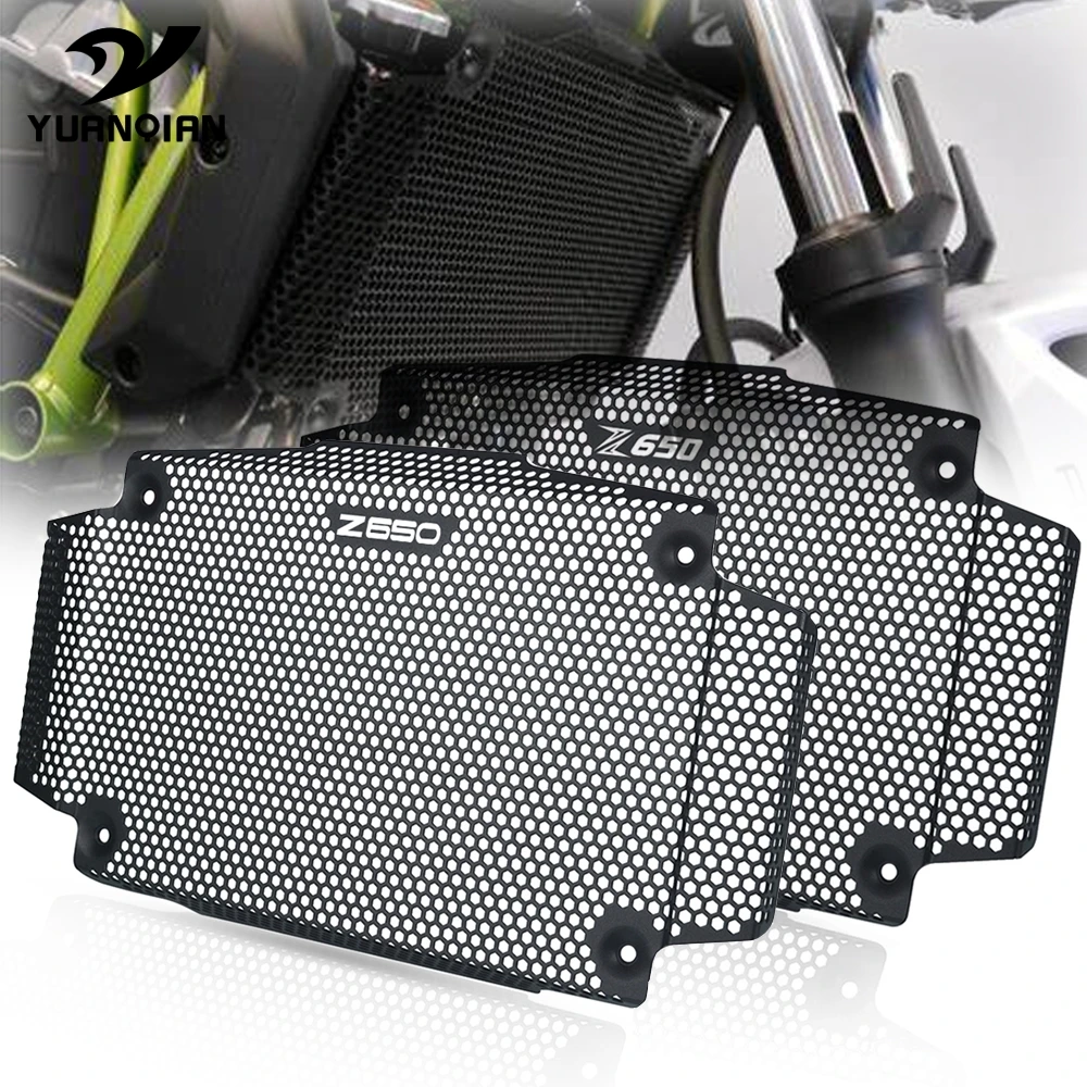 Алюминиевые Запчасти для мотоциклов Kawasaki Z650 Z 650 2017 2018 2019 2020 решетка радиатора
