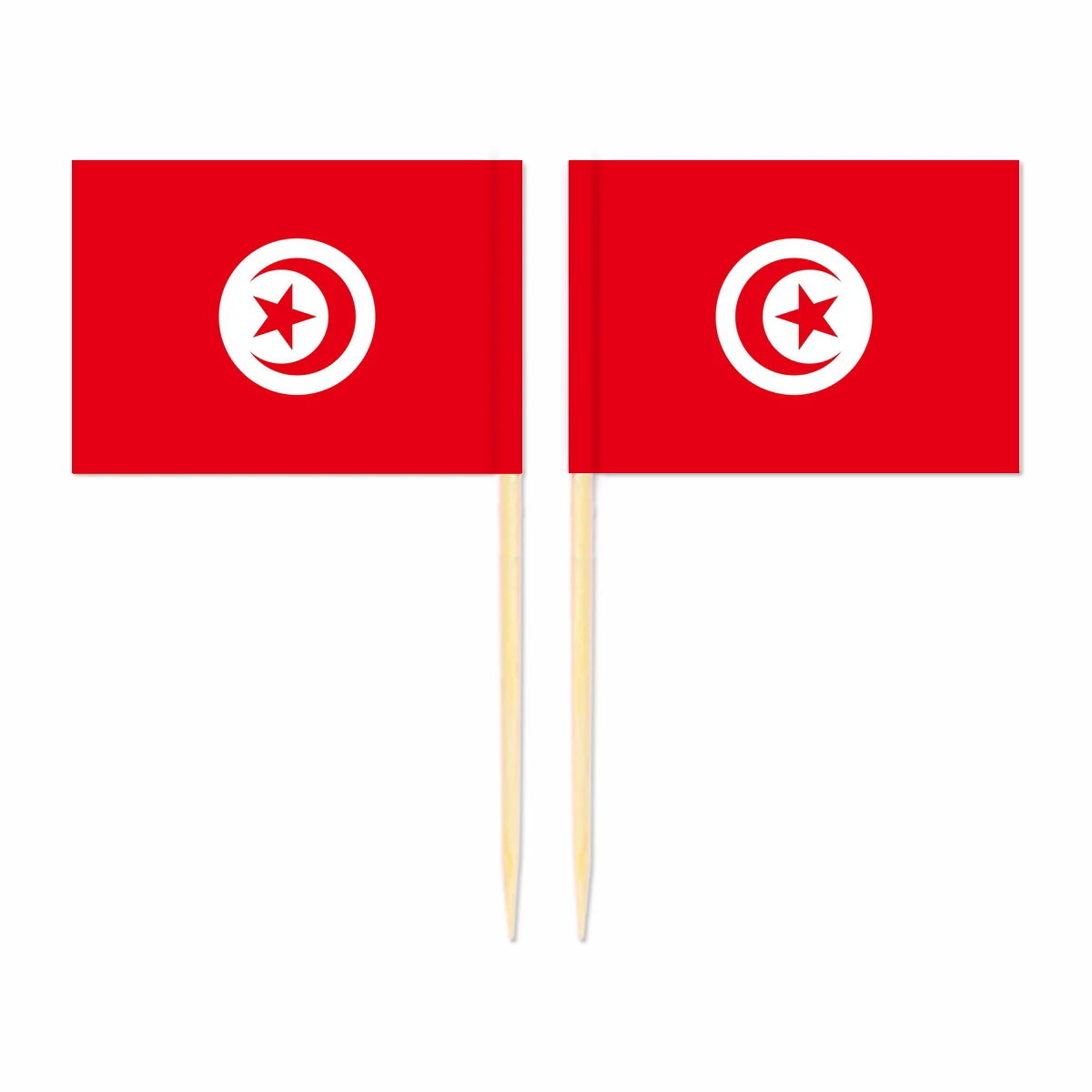 

Tunisia Toothpick Flag 3.5X2.5CM Cake Topper Party Cupcake Wedding Baby Shower Supplies Lovely Baking Dessert Decorations