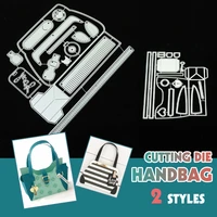 women handbag bag shape stencil handbag metal cutting dies for diy scrapbooking album paper card embossing mould