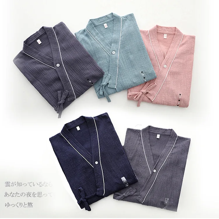 

100% Cotton Couple Pajamas Sets For Spring And Autumn Cotton Sleepwear 21-526