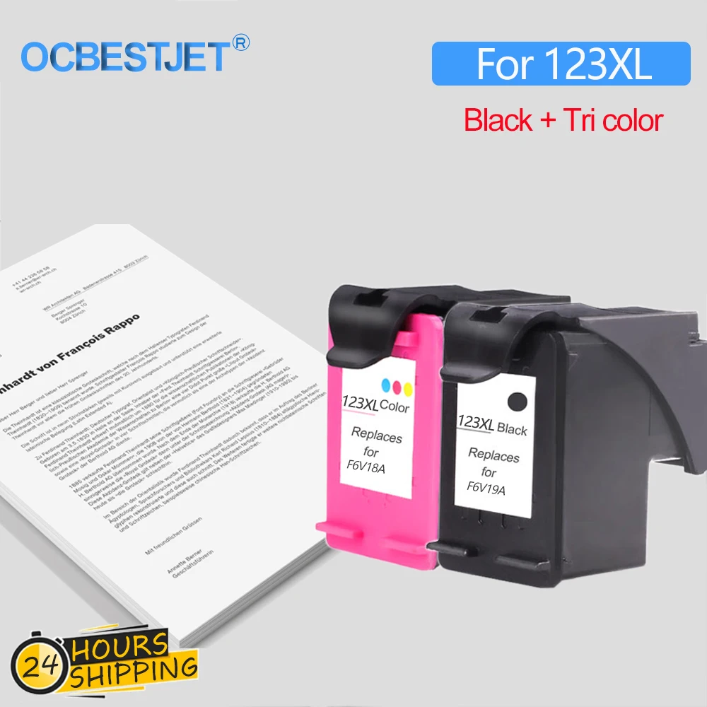 Картридж для принтера HP 123 123XL XL DeskJet 1110 1111 1112 2130 2132 Officejet 2134 3830 3831 | Компьютеры и офис
