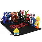 Экшн-фигурки из ПВХ 9 см, 13 шт.лот с подарочной сумкой, аниме животные, медведь, лиса, кролик, утка, курица, игрушки, подарок для детей