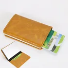 Держатель для кредитных карт, кошелек для мужчин и женщин, металлический RFID винтажный Алюминиевый Чехол