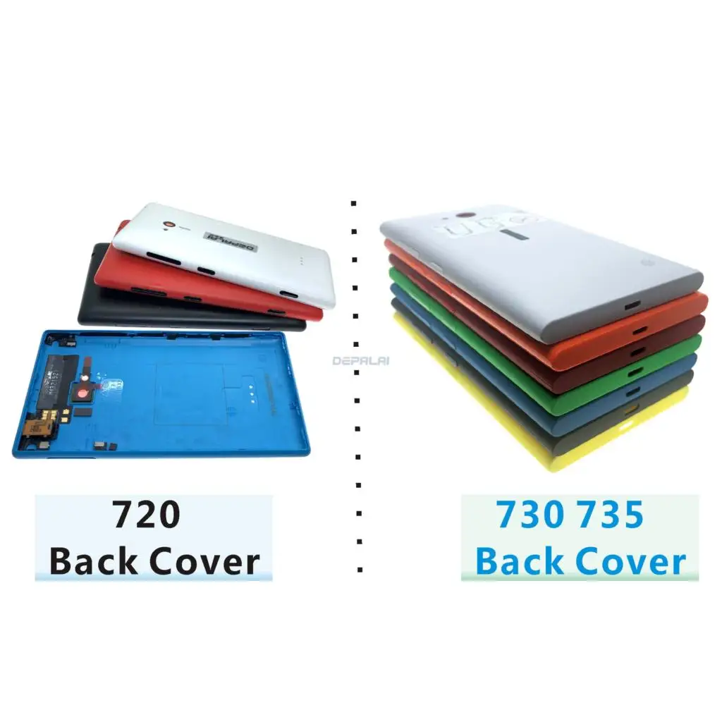 Новый корпус для задней крышки аккумулятора Nokia Asha 720 730 735 Microsof lumia с кнопками