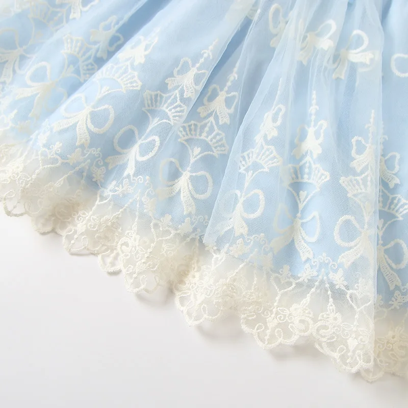 Детское кружевное платье для девочек с вышивкой на свадьбу дня рождения | Детская