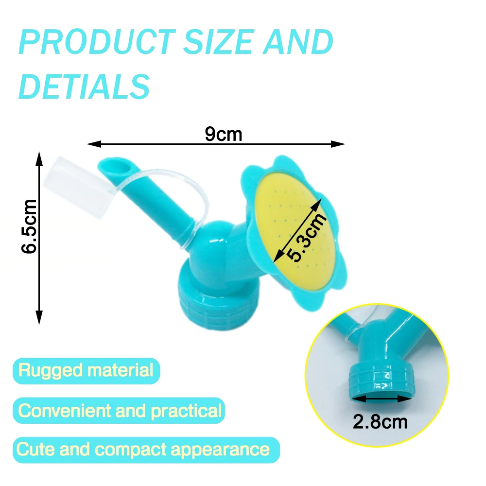 

2 In1 Garden Water Sprinkler Nozzle for Flower Waterers Bottle Watering Supplies Water Cans Sprinkler Plant Irrigation Easy Tool