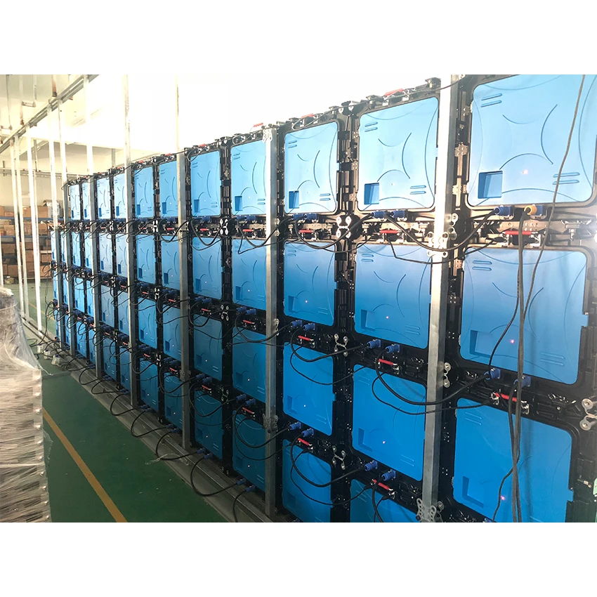 P4 led дисплей 512x512 мм литье под давлением алюминиевый шкаф SMD2121 Крытый RGB