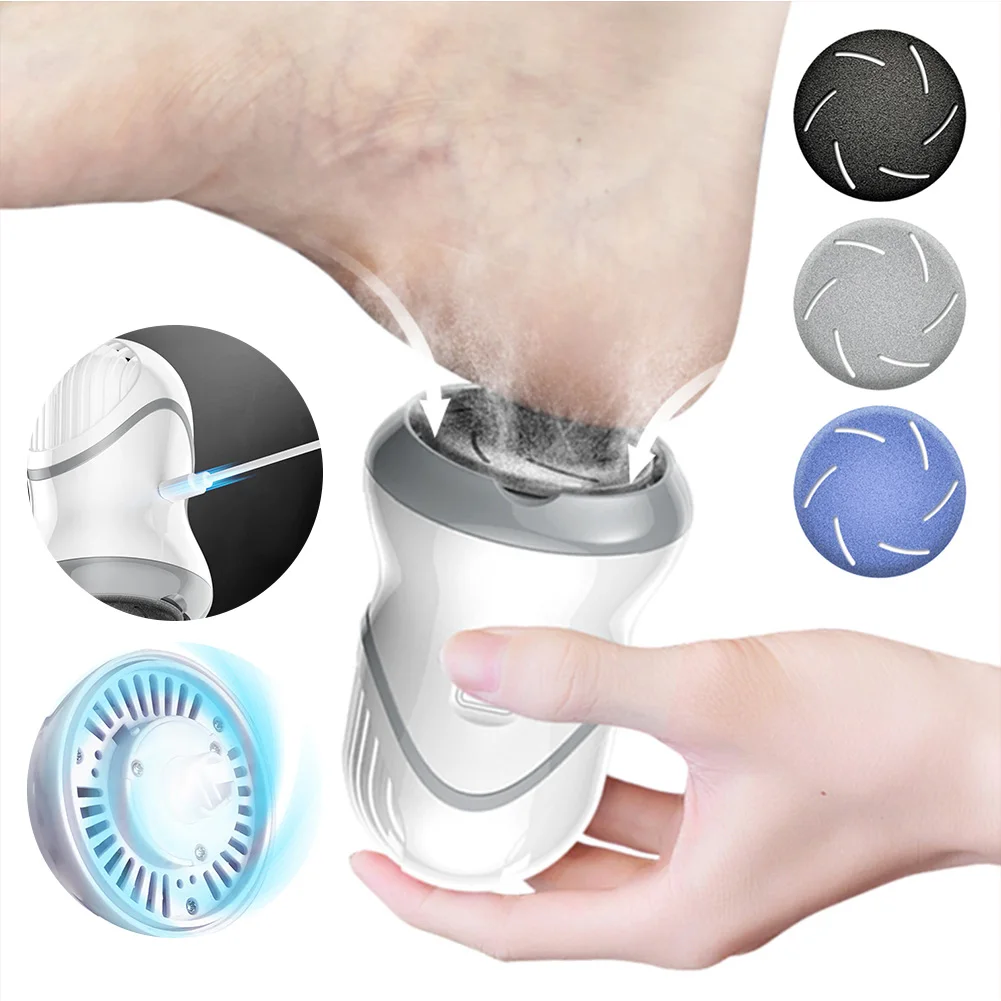 

Electric Feet Callus Remover Rechargeable Foot Scrubber Pedicure Tools for Removing Dead Skin Callus Feet Clean Care Machine