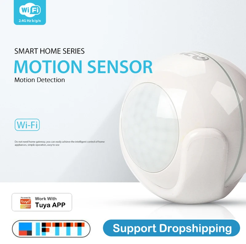 

Смарт-датчик движения NEO WiFi, беспроводной PIR-датчик движения для умного дома, детектор человеческого тела, работает с IFTTT Tuya для голосового/ди...