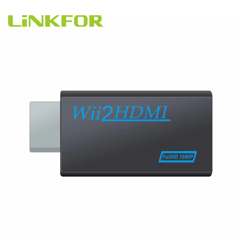 LiNKFOR wii к HDMI конвертер весы 2HDMI 720 P/1080 P видео адаптер 3 5 мм аудио адаптер|Кабели HDMI| |