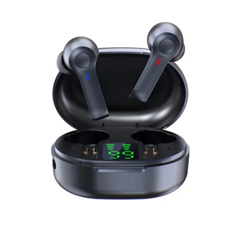 

R22 Wireless Earbuds TWS 5.1 Bluetooth Earphone Wireless Headset Led Display IPX8 Waterproof 40 Hours HiFi Premium Sound Noise