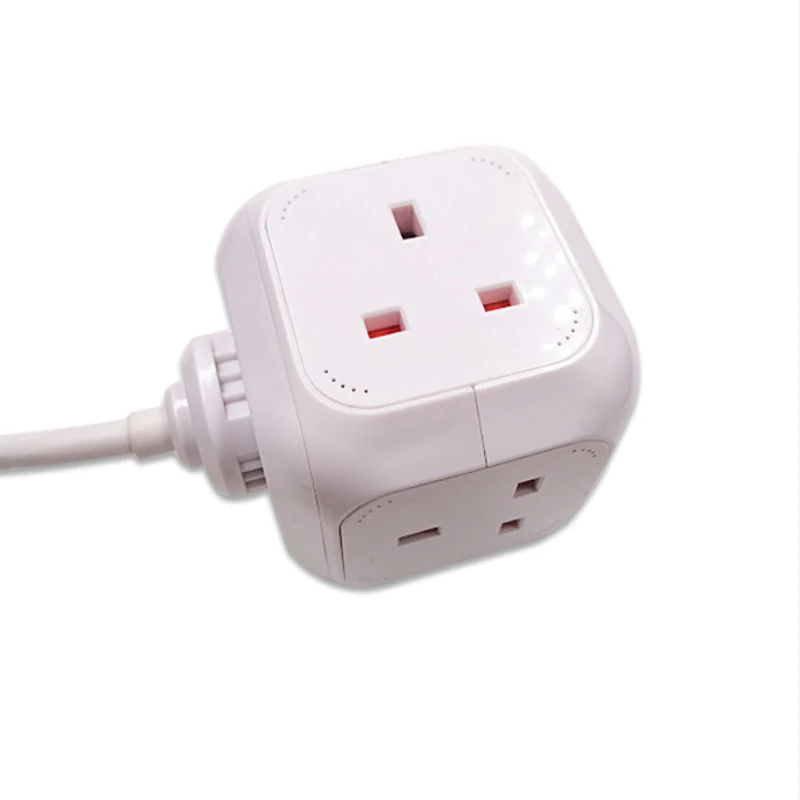 Умная розетка штепсельная стандарта Великобритании Power Cube удлинитель USB 1 8 м 2
