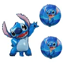 1 шт. Мультяшные фольгированные шары Лило и Ститч, украшение для детского дня рождения, аниме, алюминиевые шары для киносъемки