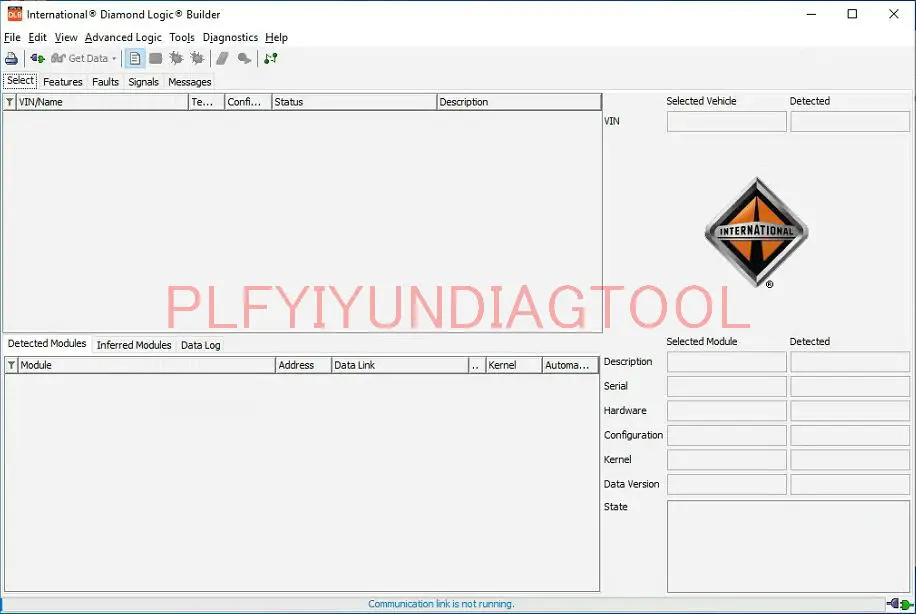 Шасси и программное обеспечение для программирования DLB Navistar international Diamond Logic builder
