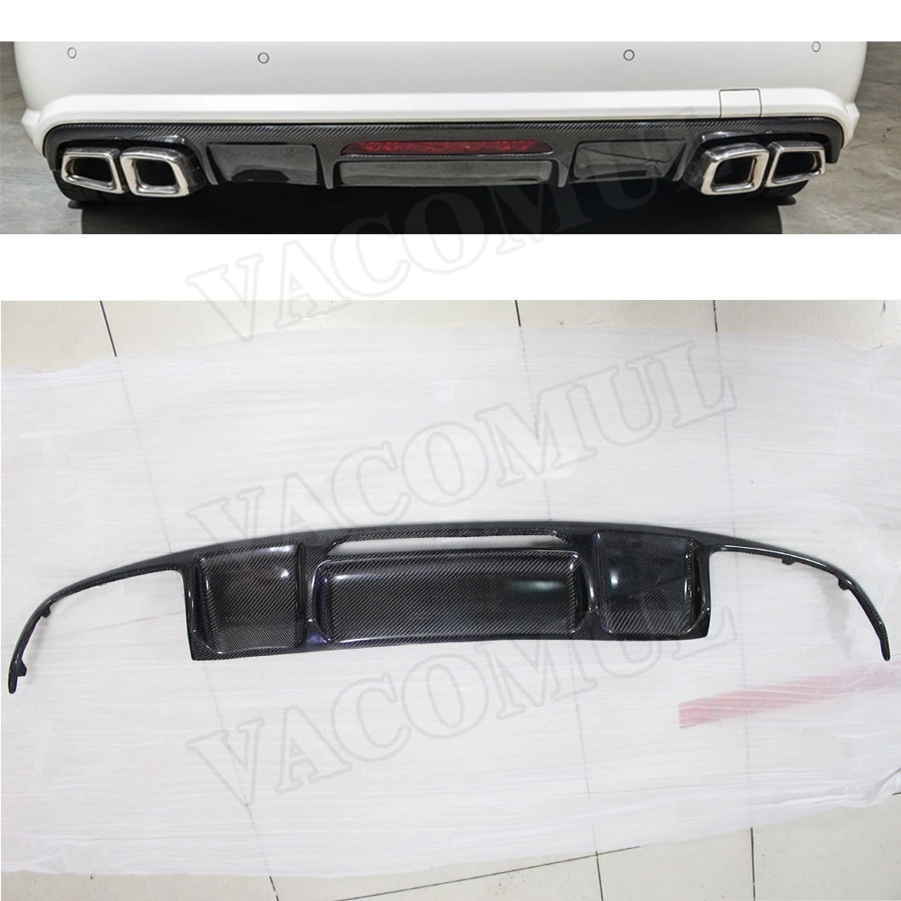 CLS класс углеродного волокна задний диффузор спойлер для Mercedes Benz W218 CLS63 бампер AMG