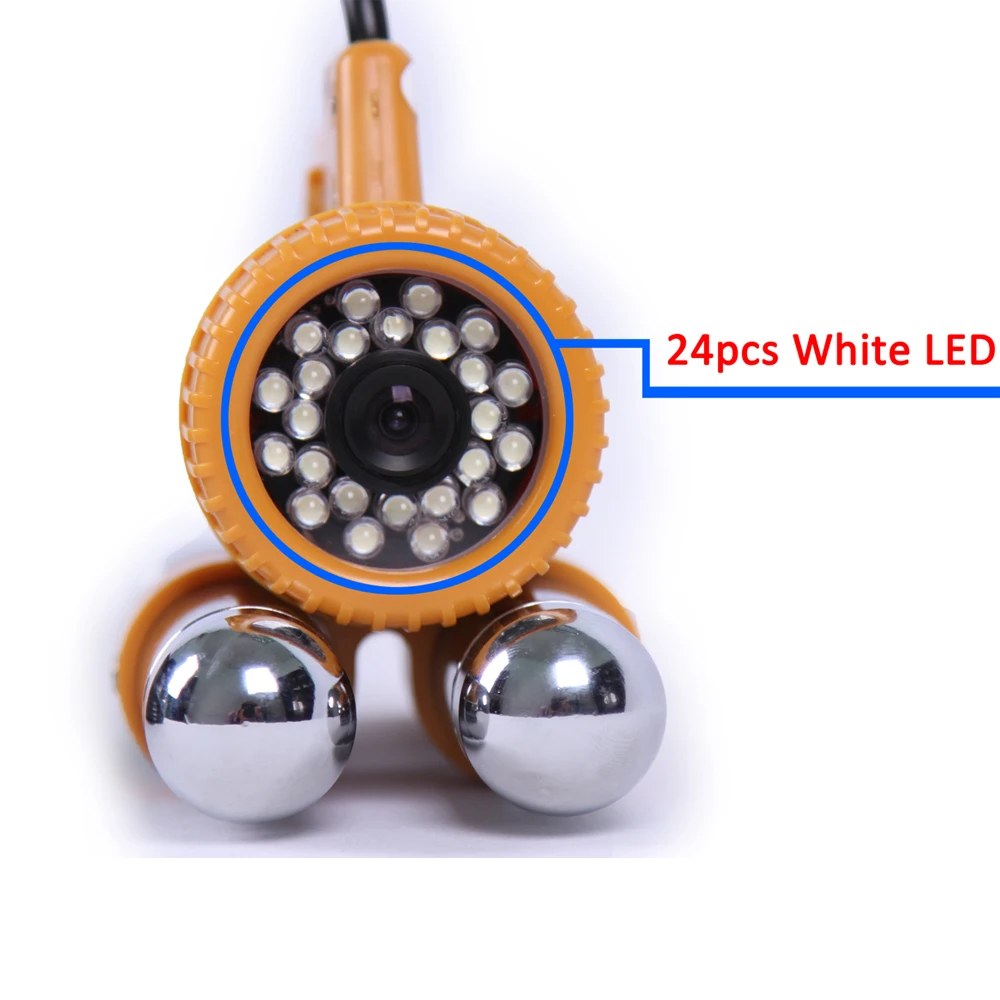 Pаспродажа 100 м кабель для подводной охоты Камера DVR 7 дюймов Цвет монитор 24 шт. Белый светодиодный ночной версия Рыболокаторы Дайвинг наблюдения