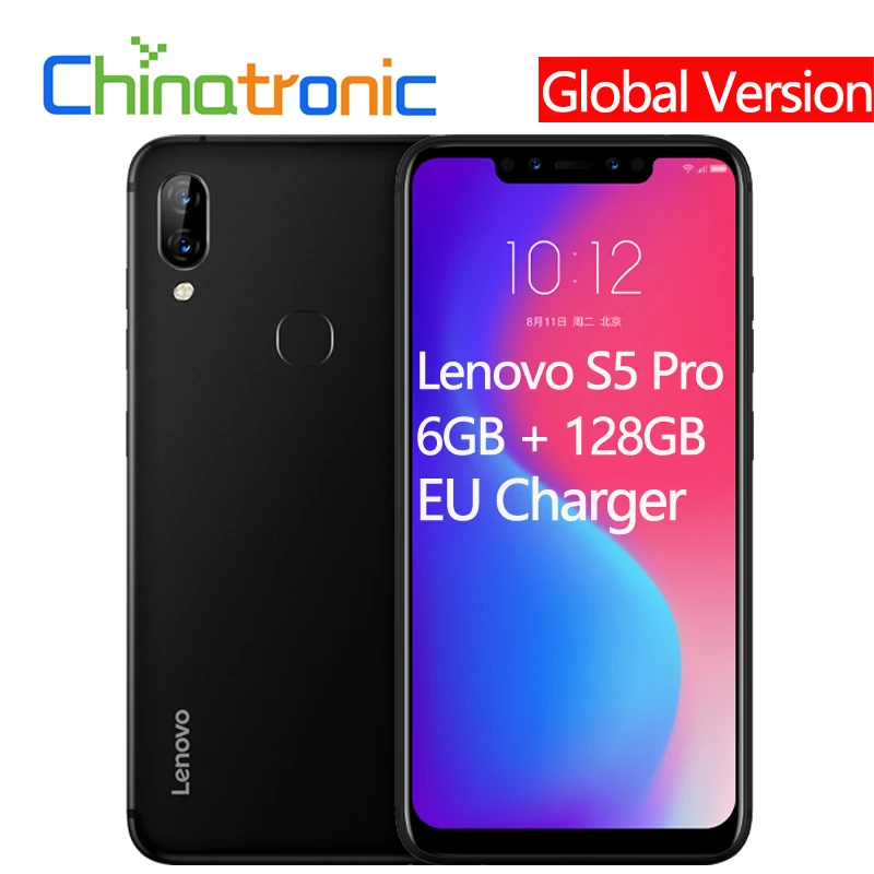 Lenovo S5 Pro 6G 128G 4G FDD LTE 6 2 &quotQHD 2246x1080 мобильный телефон Восьмиядерный Snapdragon с двумя