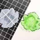 Лист конопли лист пепельница блюдо зеркало силиконовая форма для DIY Кристалл эпоксидная смола подставка украшение дома Смола ремесла